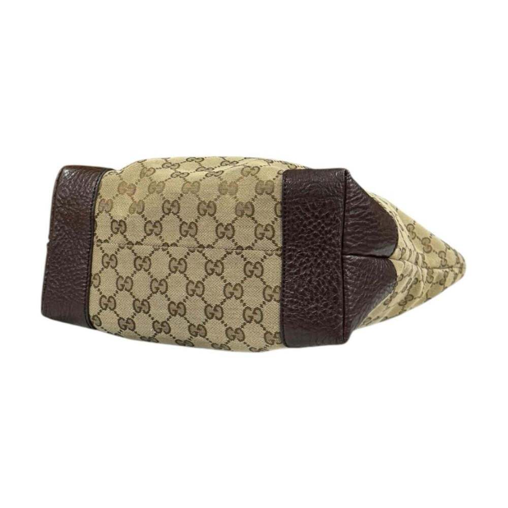 GUCCI Authentic Brown Canvas Tote Bag - Picture 5 of 10